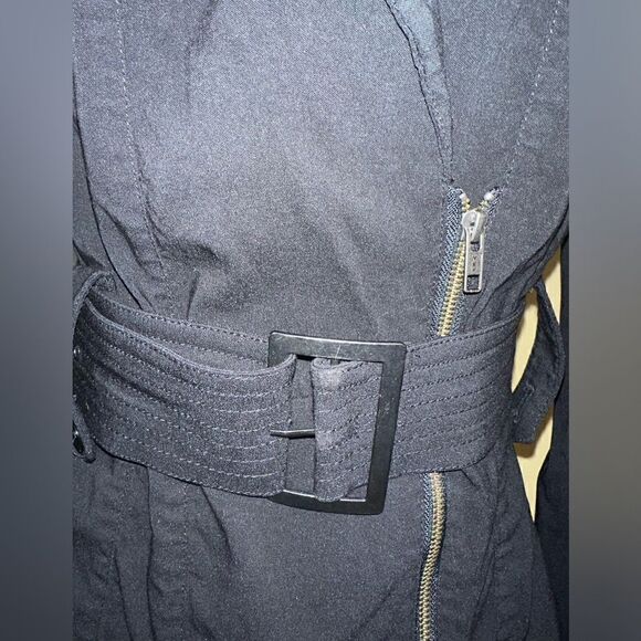 Lane Bryant Jacket w/ Belt & Angled Front Zipper Size 14 - Picture 4 of 7